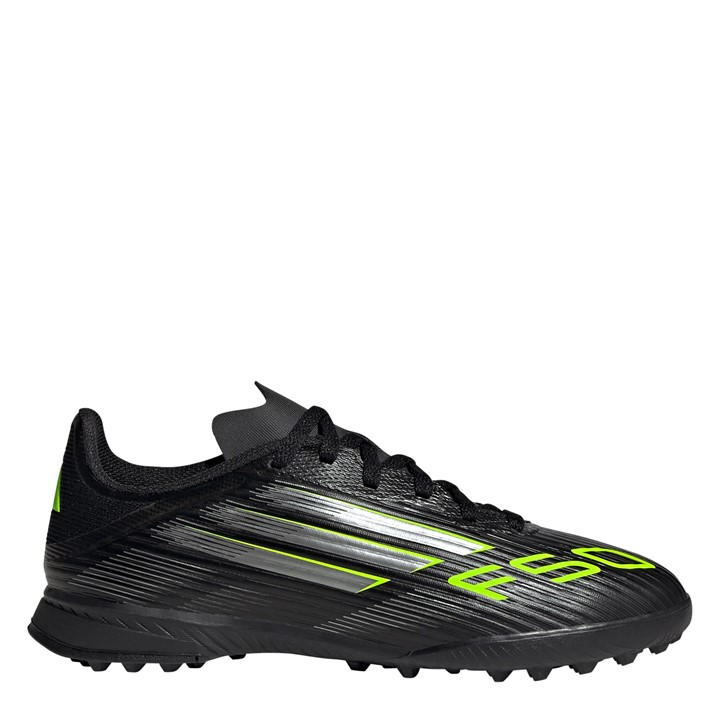 Adidas Boys Black F50 League  Astro Turf Football Boots in Size 4, Sports Direct