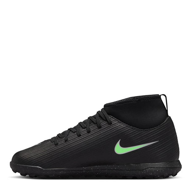Black/Green - Nike - Kids' Mercurial Club Astro Turf Football Boot