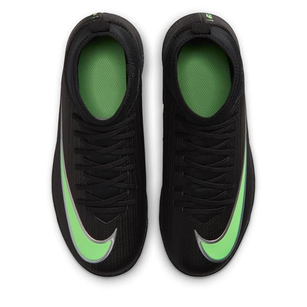 Black/Green - Nike - Kids' Mercurial Club Astro Turf Football Boot