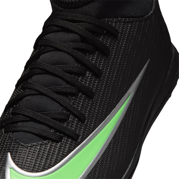 Black/Green - Nike - Kids' Mercurial Club Astro Turf Football Boot