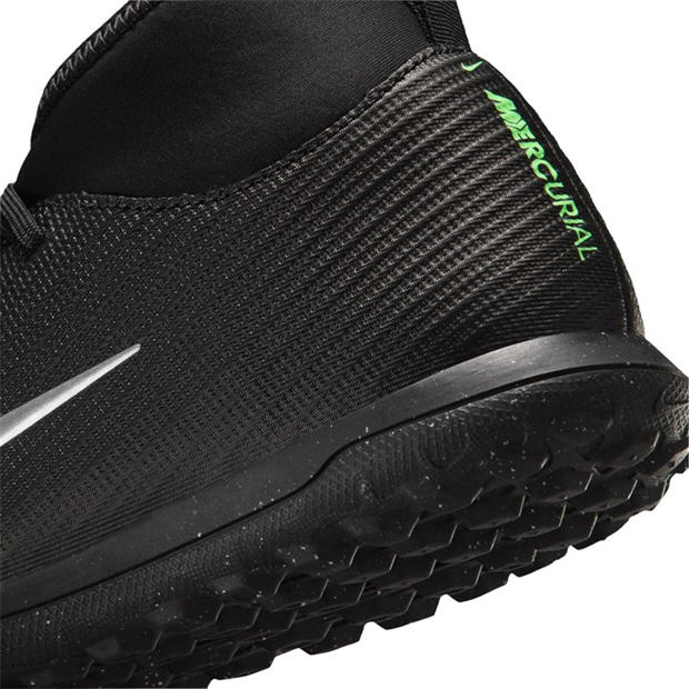 Black/Green - Nike - Kids' Mercurial Club Astro Turf Football Boot