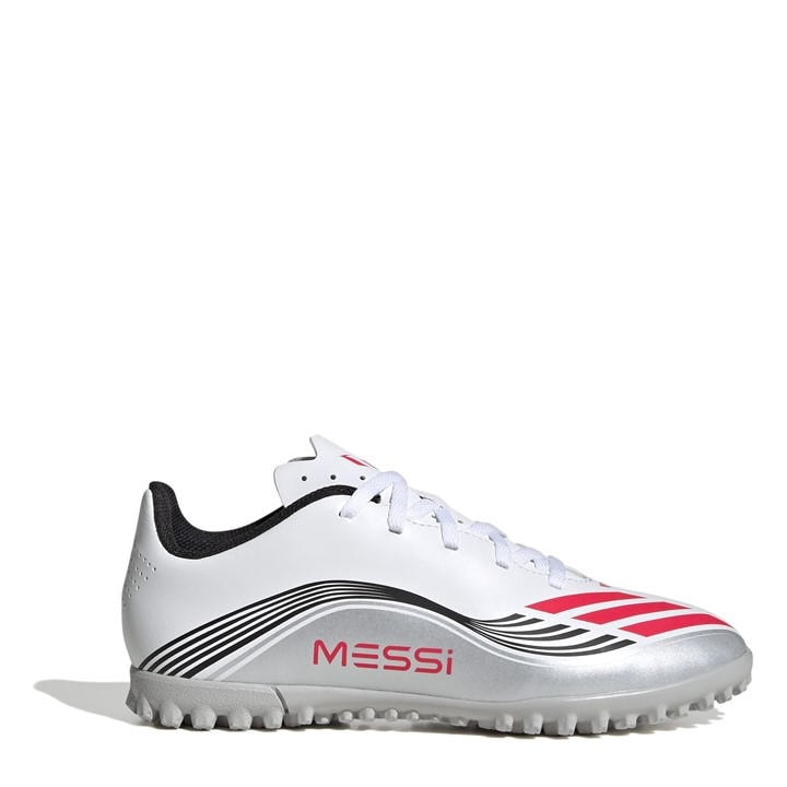 Adidas Boys White F50 Club  Astro Turf Football Boots in Size 3, Sports Direct