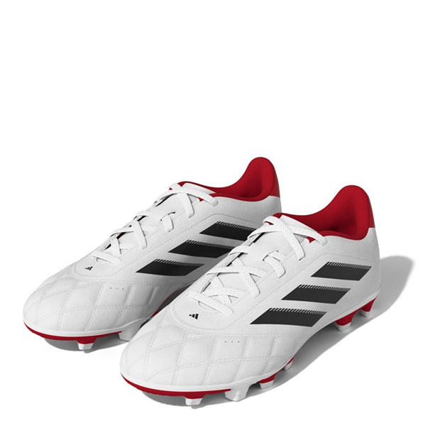 White/Black - adidas - Goletto IX Club Juniors Firm Ground Boots