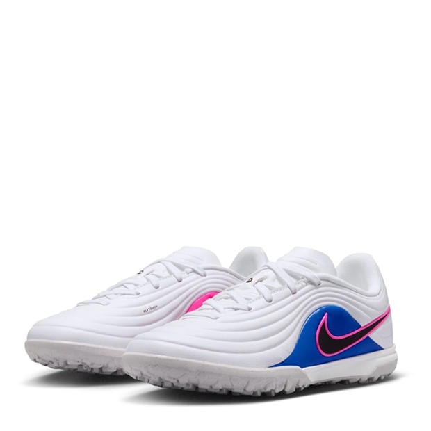 Blue/Wht/Pink - Nike - Tiempo Academy Junior Astro Turf Football Boots