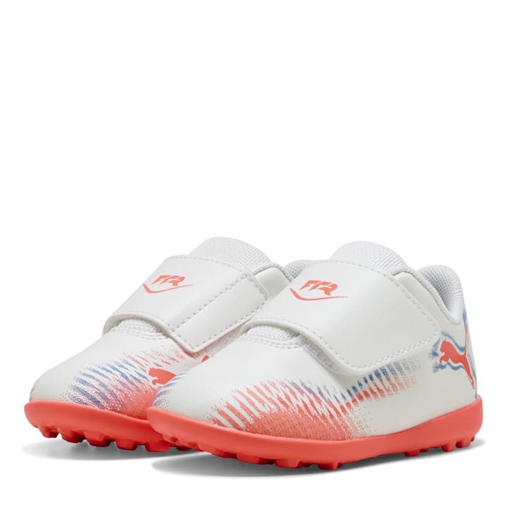 Puma  Kids White ' Future 8 Play V Tt Astro Turf Football Boots in Size 4.5, Sports Direct