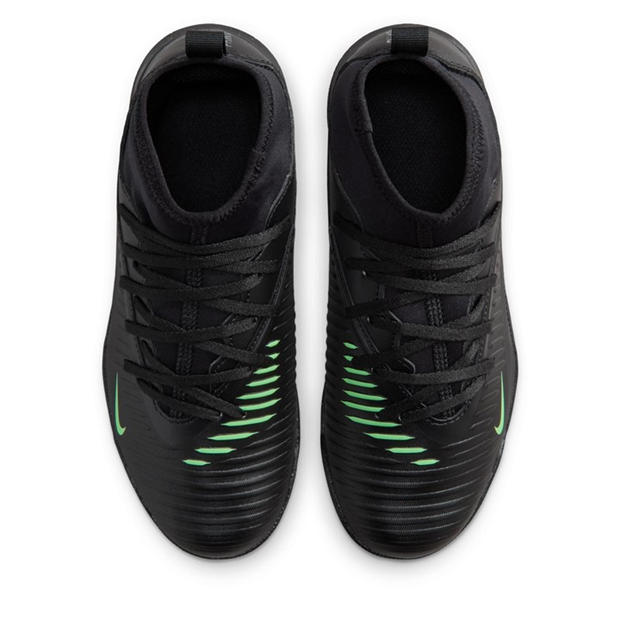 Black/Green - Nike - Phantom Club Juniors Astro Turf Football Boots