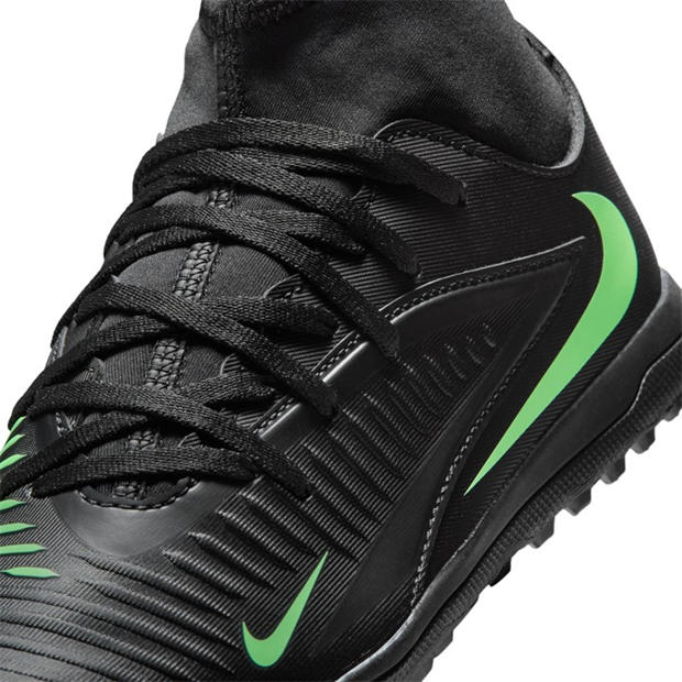Black/Green - Nike - Phantom Club Juniors Astro Turf Football Boots