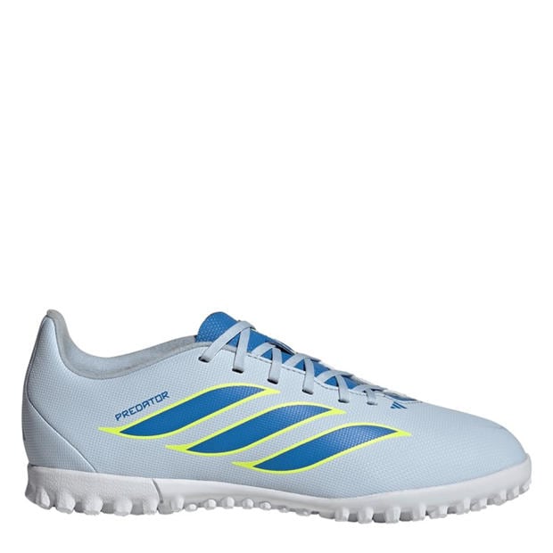 Blue/Yellow - adidas - Kids' Predator Club Astro Turf Football Boots