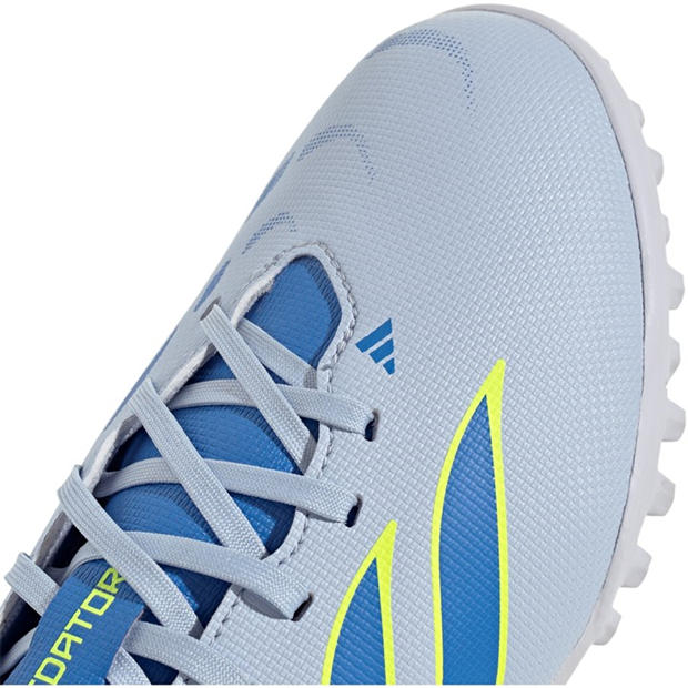 Blue/Yellow - adidas - Kids' Predator Club Astro Turf Football Boots