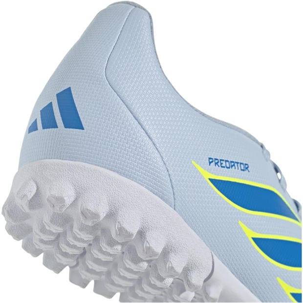 Blue/Yellow - adidas - Kids' Predator Club Astro Turf Football Boots