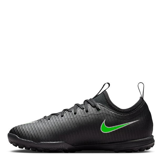 Black/Green - Nike - Kids' Mercurial Astro Turf Football Boot