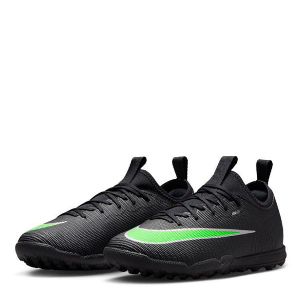 Black/Green - Nike - Kids' Mercurial Astro Turf Football Boot