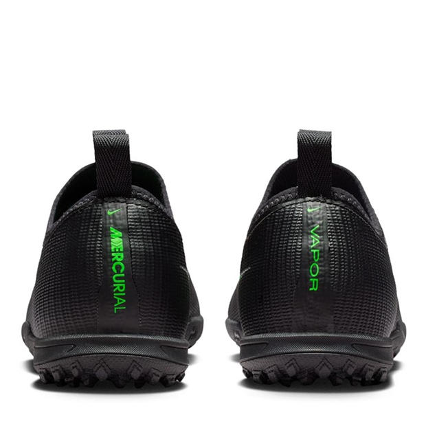Black/Green - Nike - Kids' Mercurial Astro Turf Football Boot