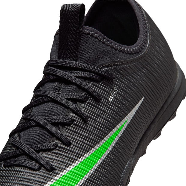 Black/Green - Nike - Kids' Mercurial Astro Turf Football Boot