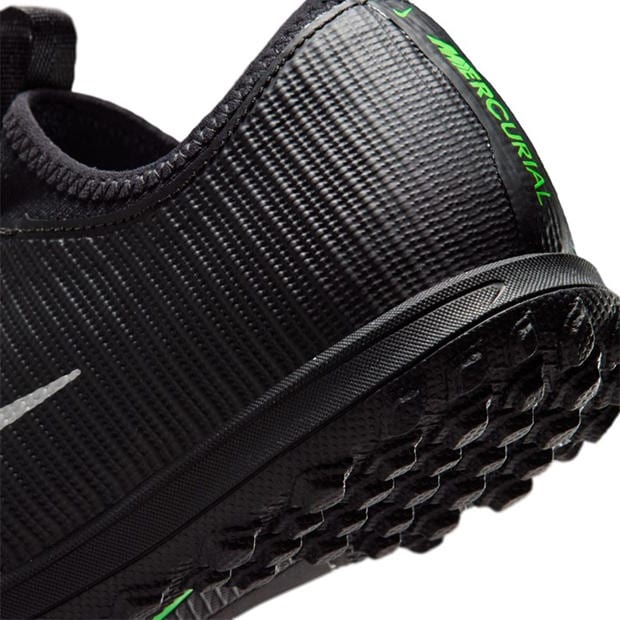 Black/Green - Nike - Kids' Mercurial Astro Turf Football Boot