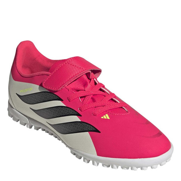 Lucid Red/Core - adidas - Kids' Predator Club Astro Turf Football Boot