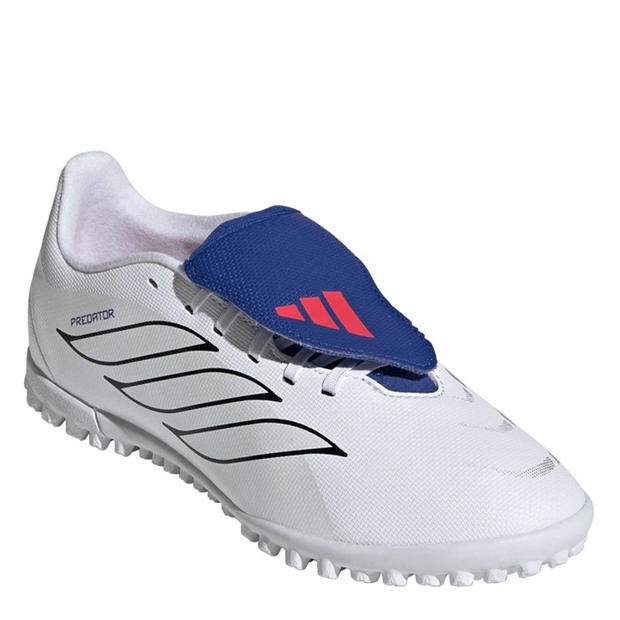 Ftwr White/Zero - adidas - Kids' Predator Club Astro Turf Football Boot