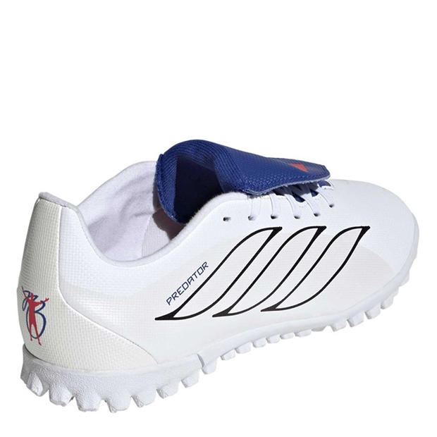 Ftwr White/Zero - adidas - Kids' Predator Club Astro Turf Football Boot