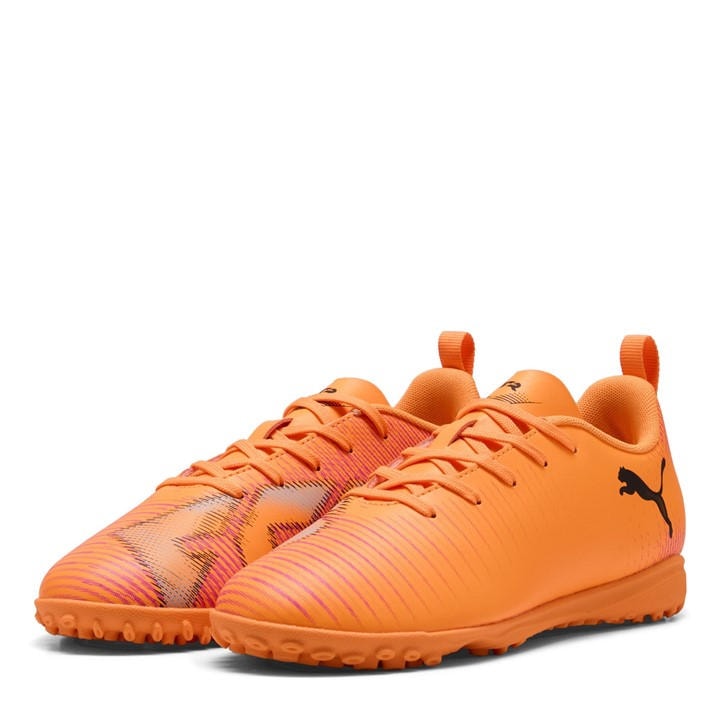 Puma Boys Orange Future 8 Play Astro Turf Football Boots  in Size 4, Sports Direct