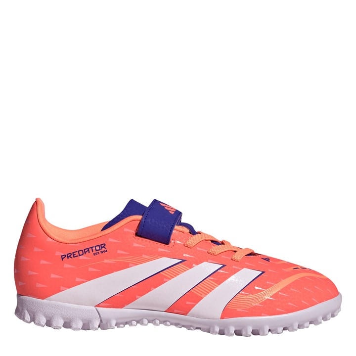Adidas Boys Orange Predator Club  Astro Turf Football Boots in Size 5.5, Sports Direct