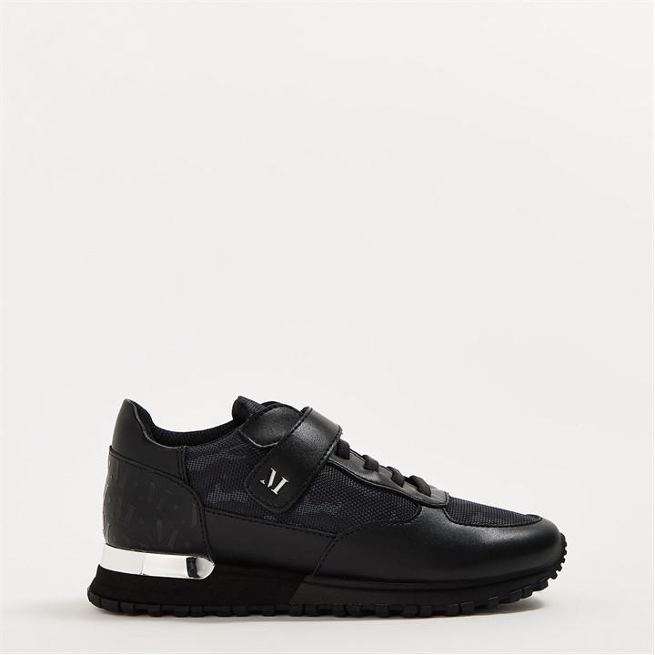 Mallet Boys Black Popham Trainers  in Size 4, Sports Direct