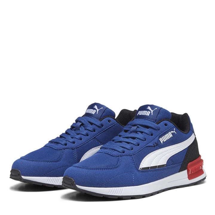 Puma Boys Blue Kids' Graviton Low-Top Trainers in Size 5, Sports Direct