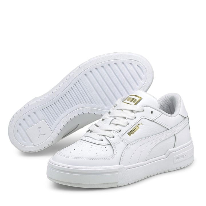 Puma Boys White Kids' Ca Pro Classic Low-Top Trainers in Size 5.5, Sports Direct