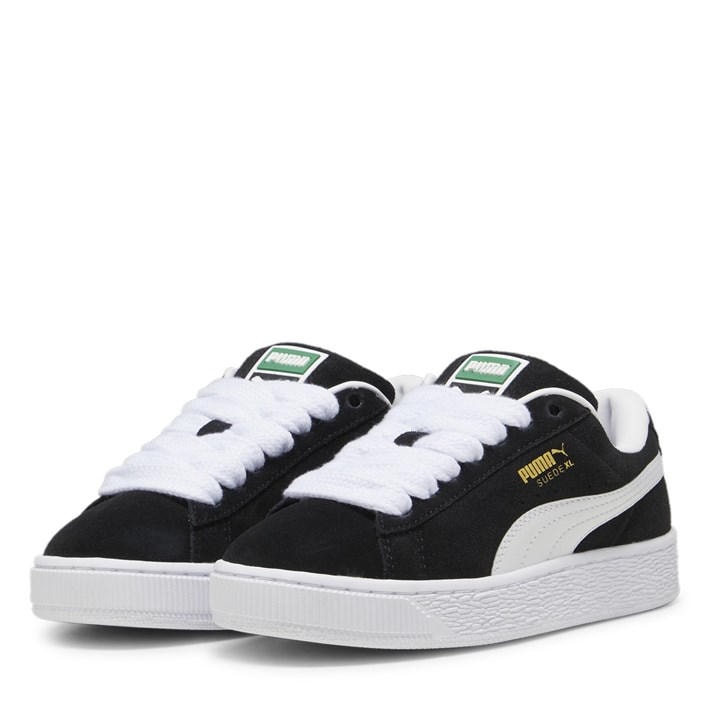 Puma Boys Black Suede Xl Jr Low-Top Trainers in Size 3, Sports Direct