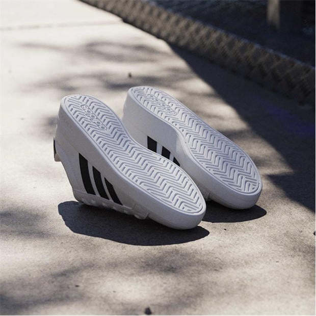 White/Black - adidas - Kids' Low-Top Trainers