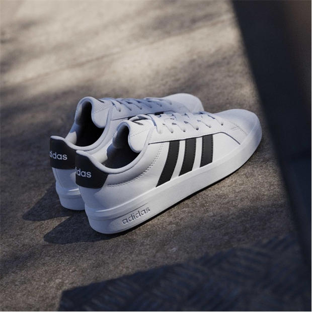 White/Black - adidas - Kids' Low-Top Trainers