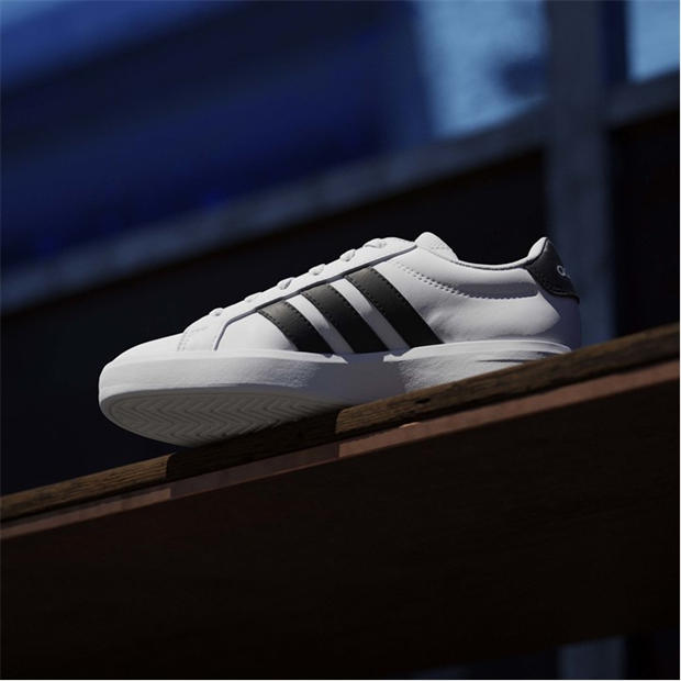 White/Black - adidas - Kids' Low-Top Trainers