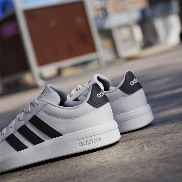 White/Black - adidas - Kids' Low-Top Trainers