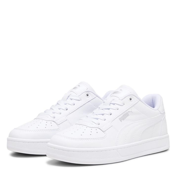 Puma Boys White Caven 2.0 Trainers  in Size 4, Sports Direct