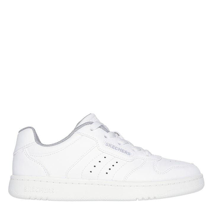 Skechers Boys White Kids' Q Street Low-Top Trainers in Size 5.5, Sports Direct