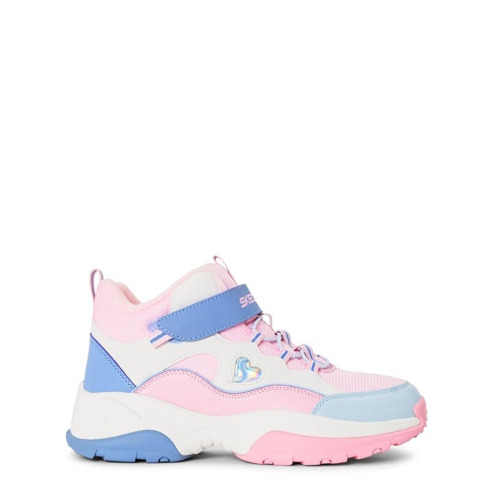Skechers  Kids Pink ' High-Top Trainers in Size 4, Sports Direct