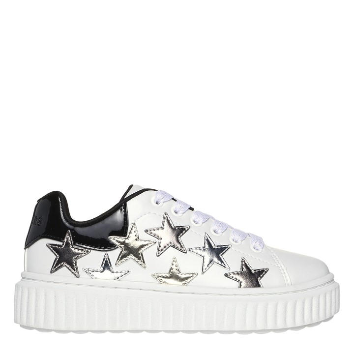 Skechers  Kids White Kids' Casual Low-Top Trainers in Size 5, Sports Direct