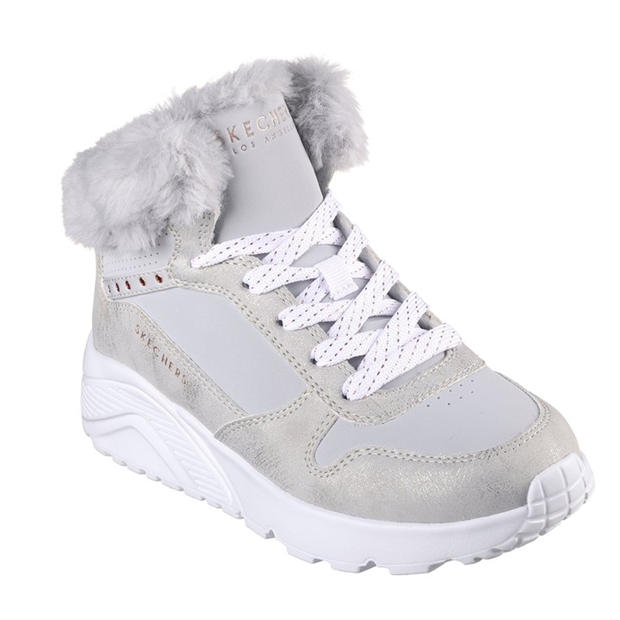 Grey - Skechers - Kids' High-Top Trainers