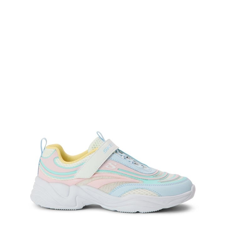 Skechers  Kids White ' Slip On Trainers in Size 3, Sports Direct