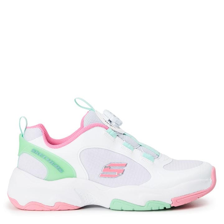 Skechers  Kids White ' Slip On Trainers in Size 5.5, Sports Direct