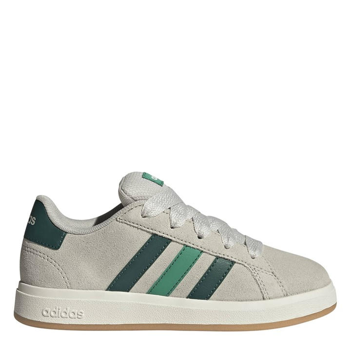 Adidas  Kids White Kids' Grand Court Trainers in Size 3, Sports Direct
