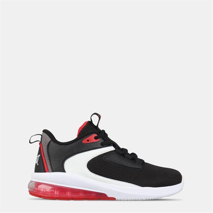 Everlast  Kids Black ' Swish Lightweight Eva Basketball Trainers in Size 4, Sports Direct