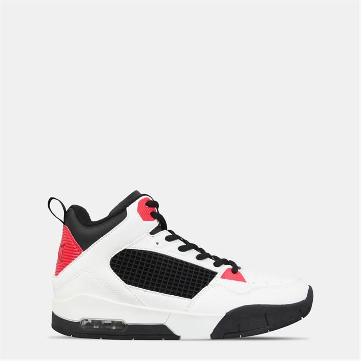Everlast  Kids White ' Layup Lace Up Basketball Trainers in Size 4, Sports Direct