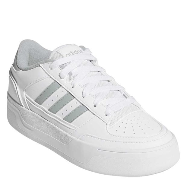 Ftwr White/Wond - adidas - Kids' Break Start Bold Court Trainers