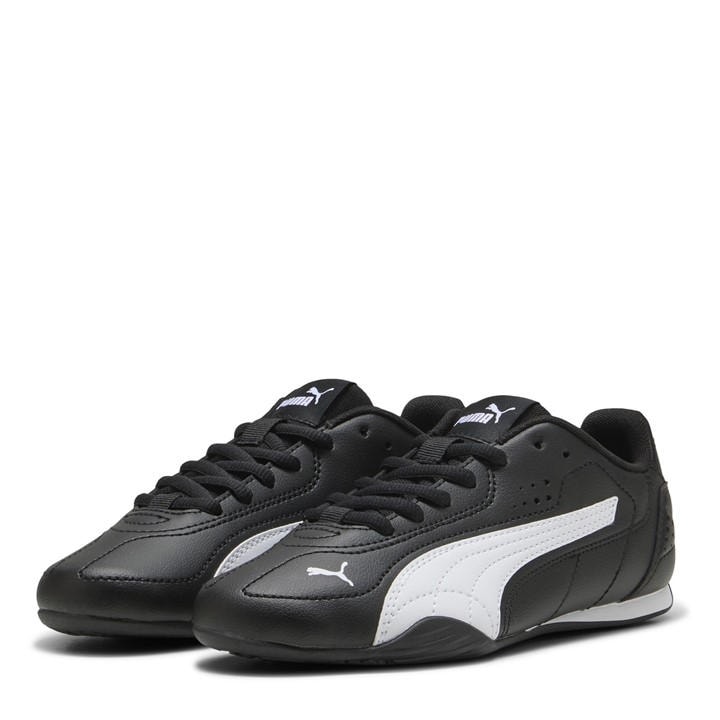 Puma Boys Black Catch Trainers  in Size 5, Sports Direct
