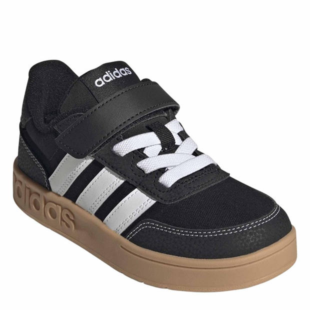 Core Black/Ftwr - adidas - Kids' Breakbase C Court Trainers