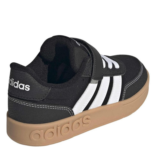 Core Black/Ftwr - adidas - Kids' Breakbase C Court Trainers