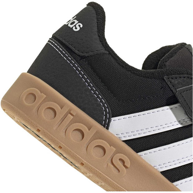 Core Black/Ftwr - adidas - Kids' Breakbase C Court Trainers