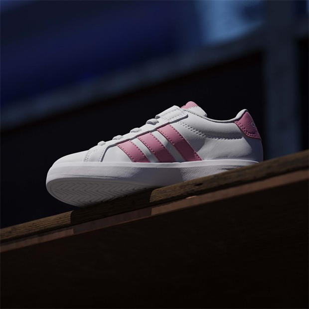 Ftwr White/Blis - adidas - Kids' Grand Court 3.0 Trainers