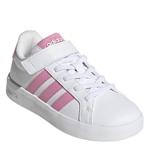 Ftwr White/Blis - adidas - Kids' Grand Court 3.0 Trainers