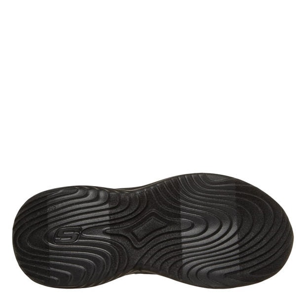 Black - Skechers - Kids Slip On Trainers